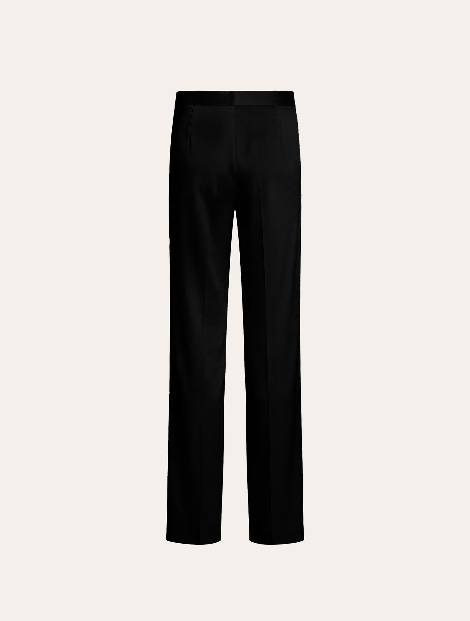 Straight Leg Tailored  Pants in Black