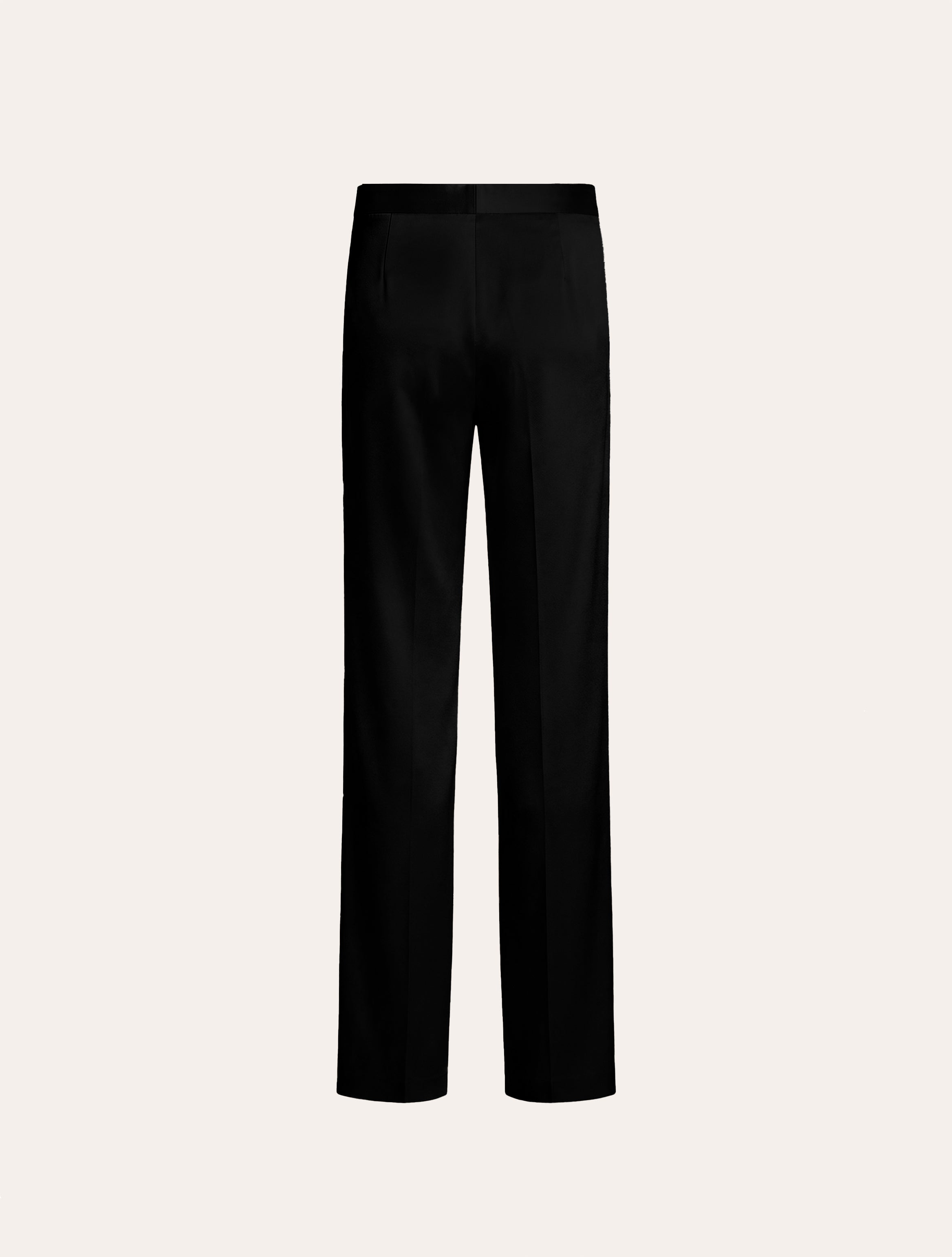 Straight Leg Tailored  Pants in Black